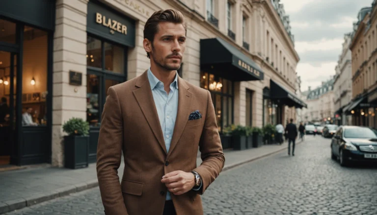 blazer croise pour homme