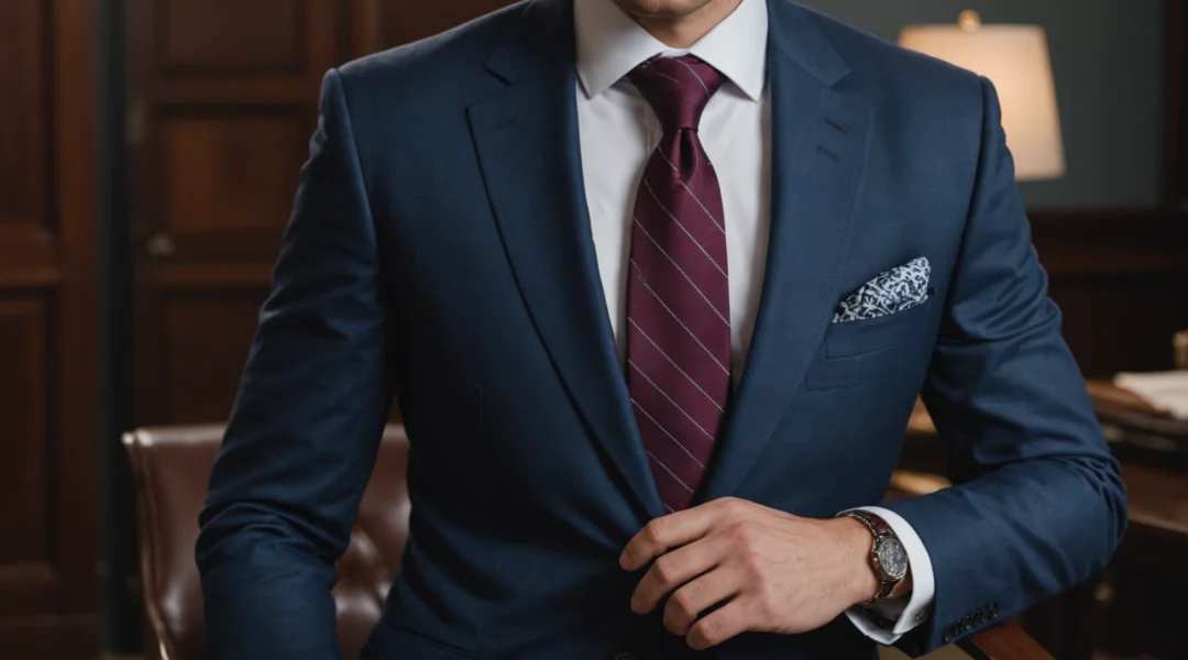 cravate et pochette homme