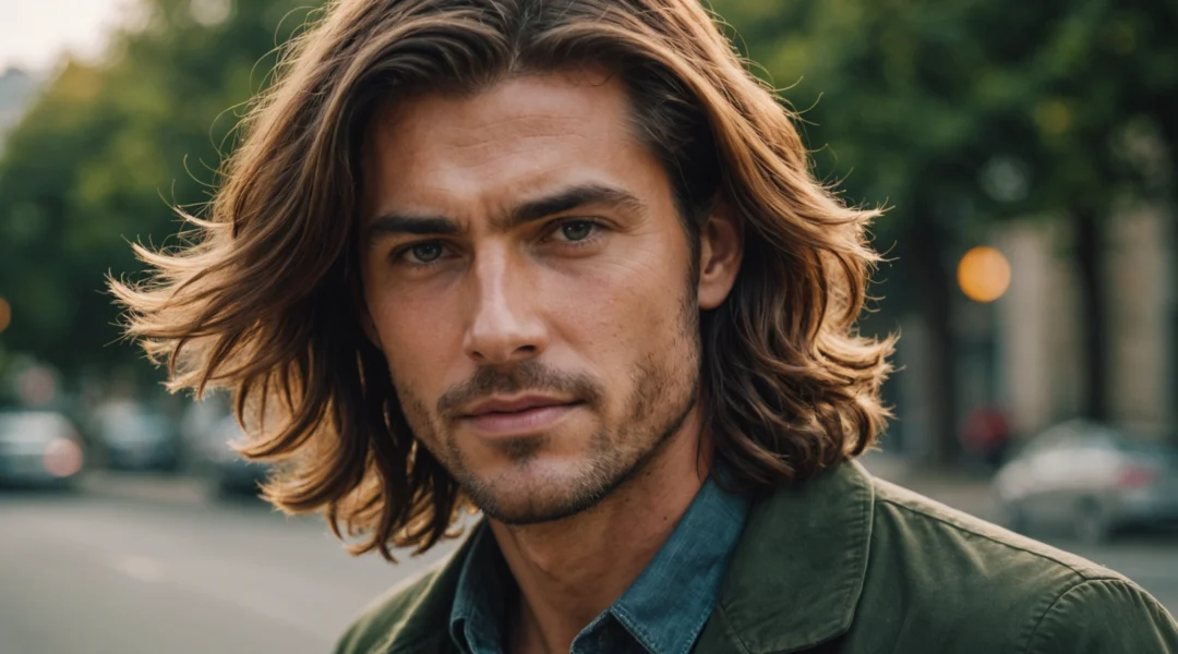 cheveux secs homme