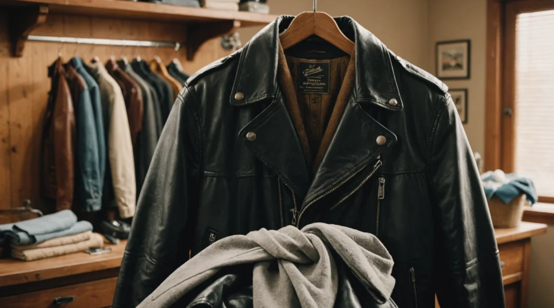 nettoyer un blouson en cuir